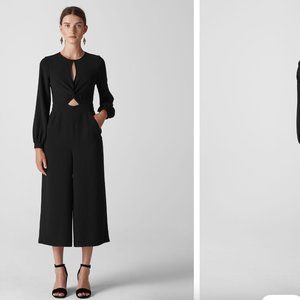 Lexi Twist Front Jumpsuit Black